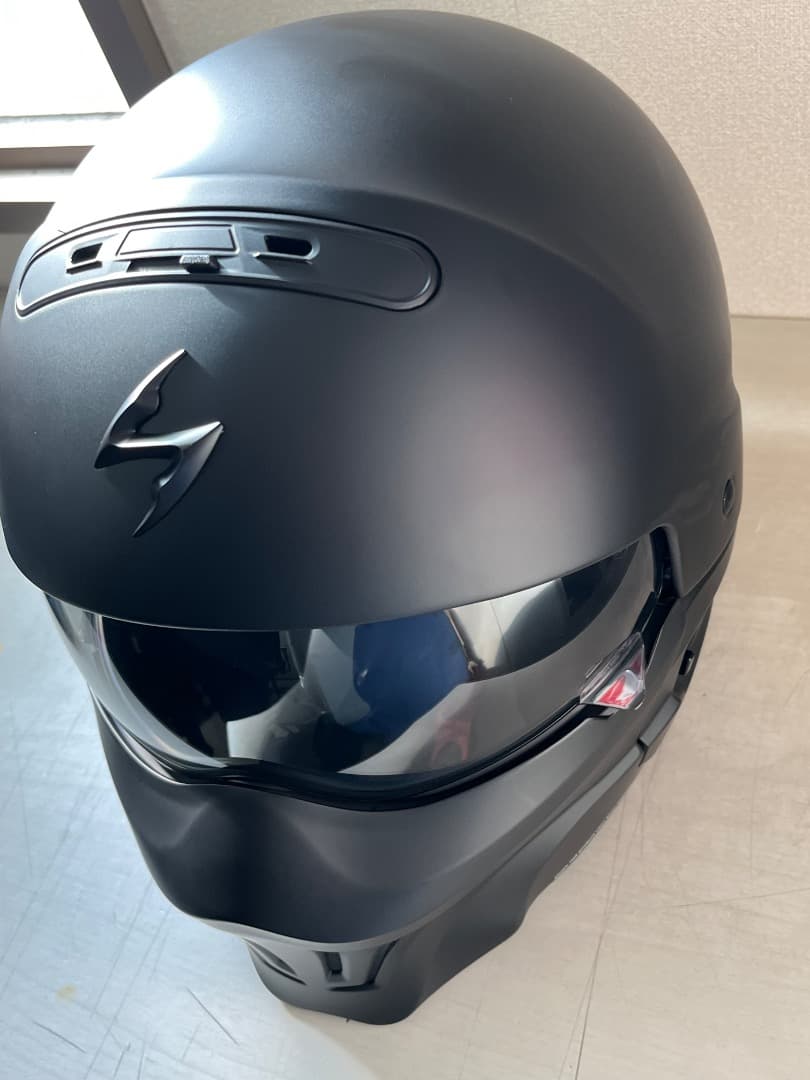 スコーピオン EXO COMBAT バイク　ヘルメット　マットブラック