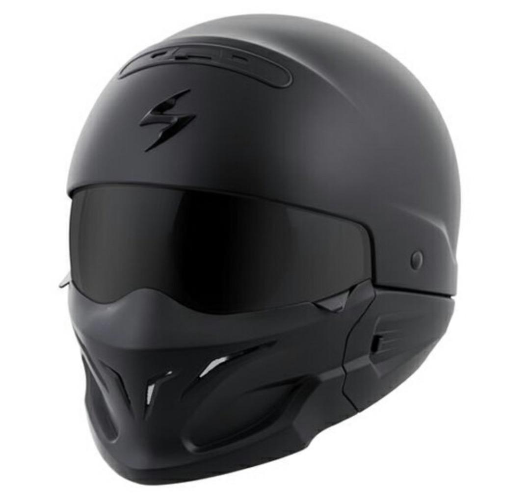 スコーピオン EXO COMBAT バイク　ヘルメット　マットブラック