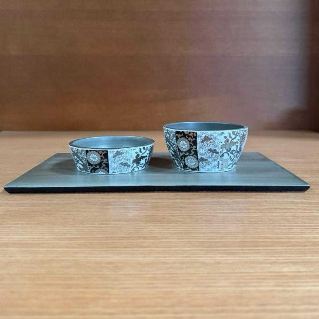 アリタポーセリンラボ：旭日吉祥紋 泡立器・石鹸入・パールグレートレイ 3点セット