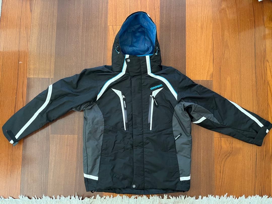 GOLDWIN スキーウェア　ブラック/ブルー　Sサイズ