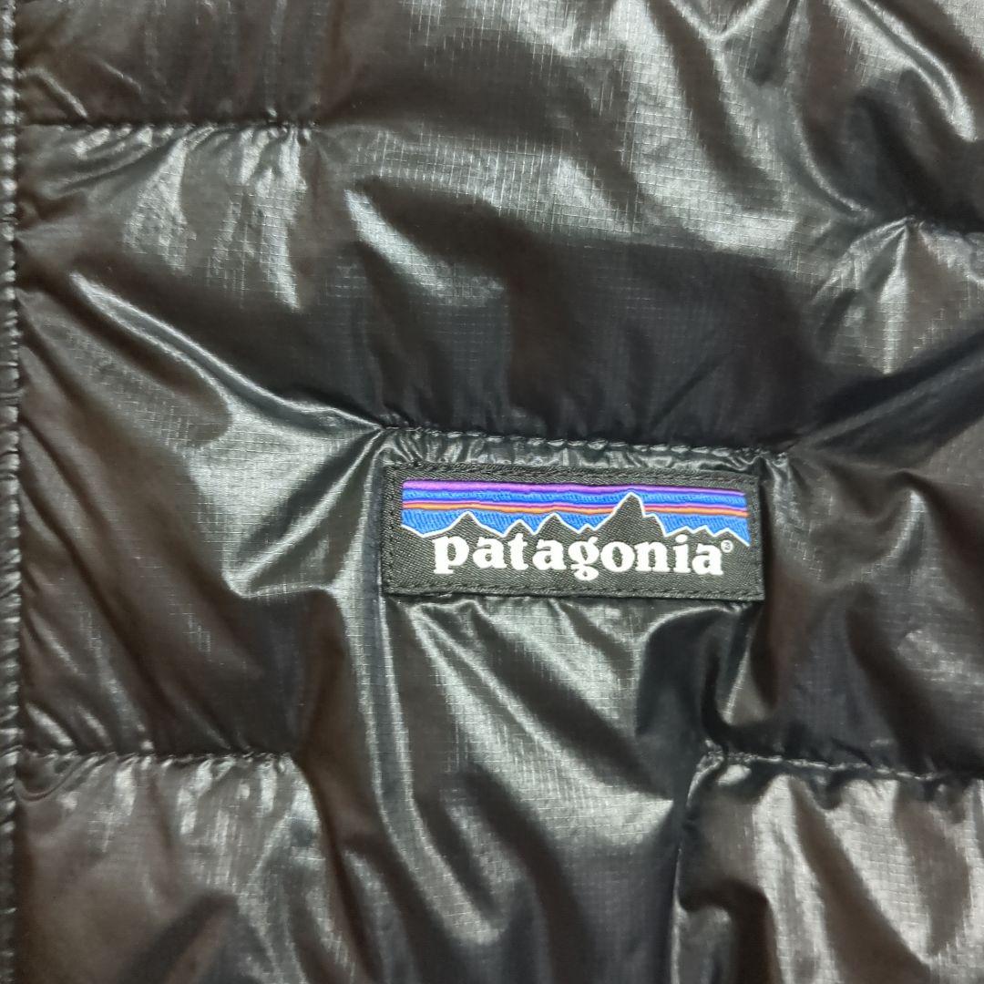 patagonia 黒 ダウンベスト Lサイズ