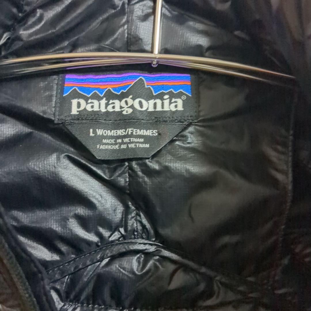patagonia 黒 ダウンベスト Lサイズ