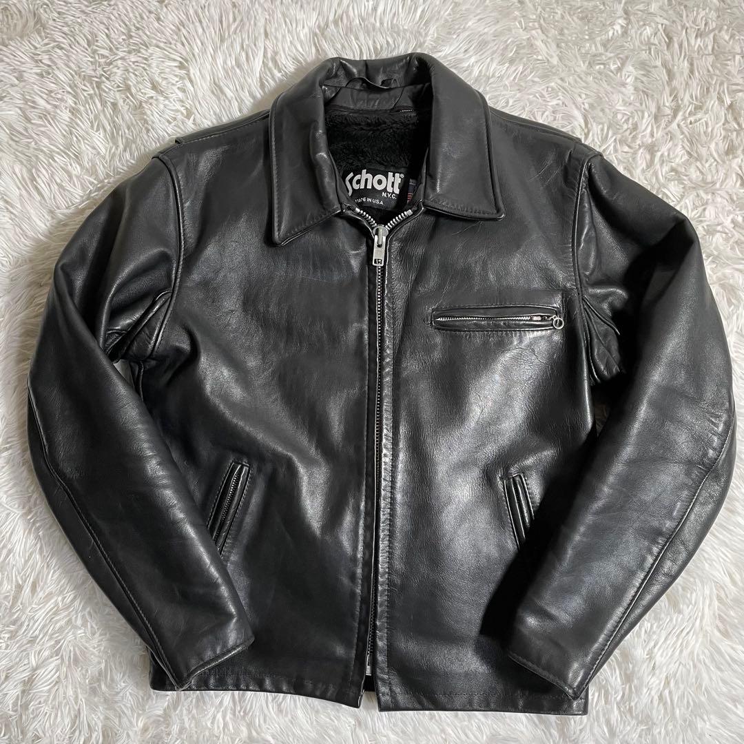 schott 643 レザージャケット トラッカージャケット