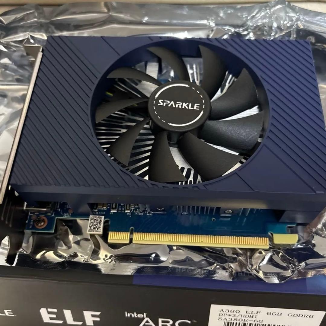 グラフィックボード・グラボ・ビデオカード Intel Arc A380 SPARKLE