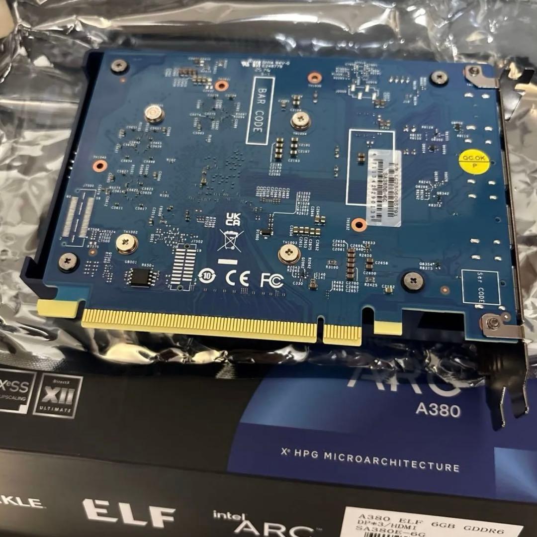 グラフィックボード・グラボ・ビデオカード Intel Arc A380 SPARKLE