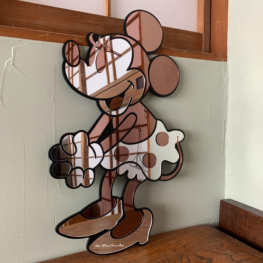 ビンテージ　ディズニー　ミニーマウス　テンヨー　壁掛けミラー
