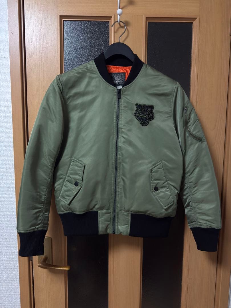 オニツカタイガー　BOMBER JACKET　ボンバージャケット　MA-1