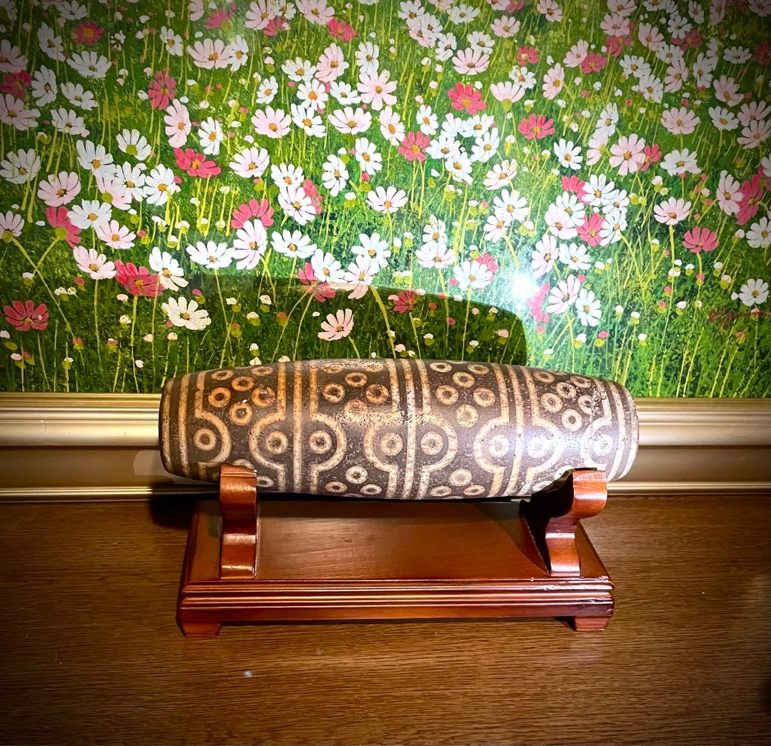 【貴重】特殊至純風化108眼天珠