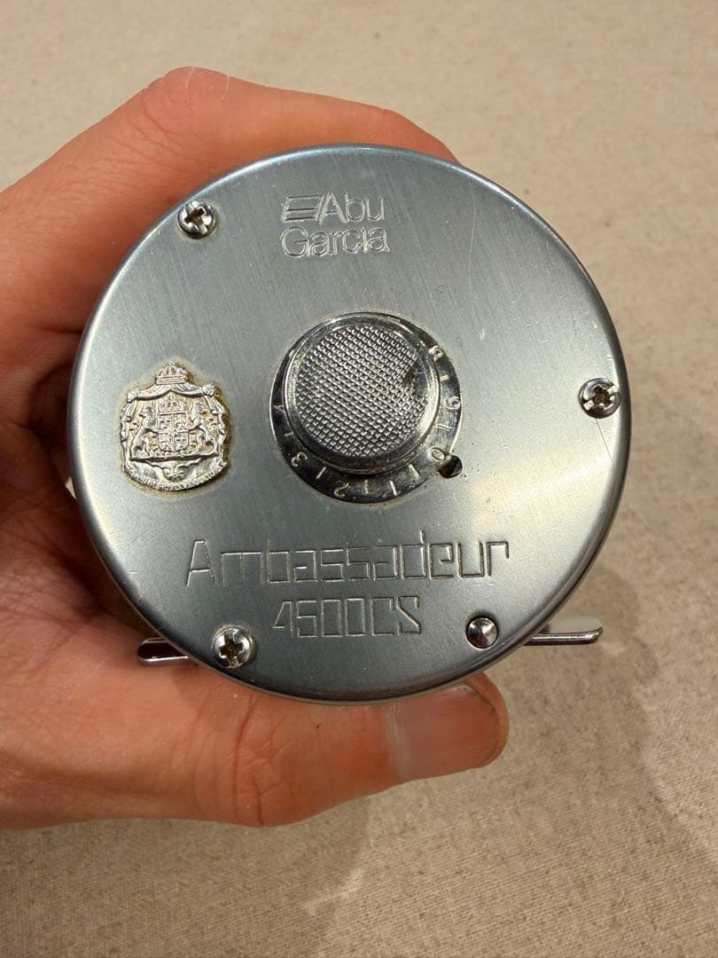 アブ アンバサダー 4500CS Abu Garcia リール シルバー 美品