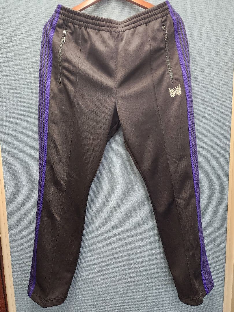 needles ニードルズ　トラックパンツ　Mサイズ　ブラック　パープル