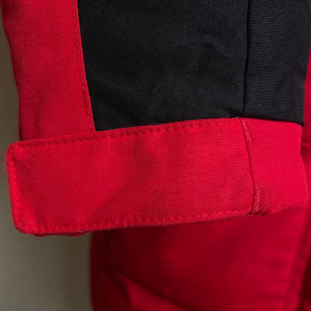 ノースフェイス ダウンジャケット レッド レディース L