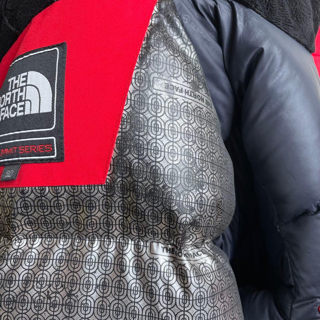 ノースフェイス ダウンジャケット レッド レディース L