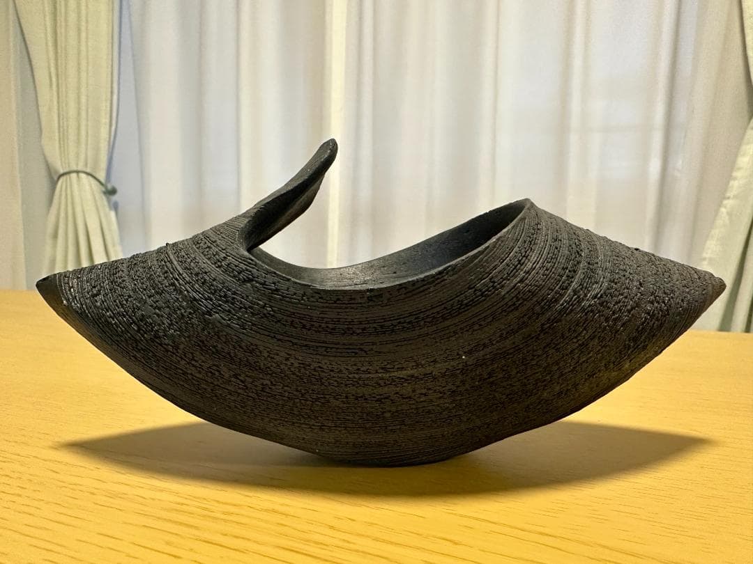 燻黒螺法器 備前焼 石田和也 KAZUYA ISHIDA