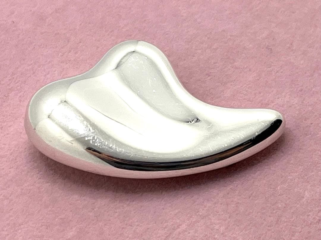 h160 美品　希少　ティファニー　フルハート　マネークリップ　シルバー　925