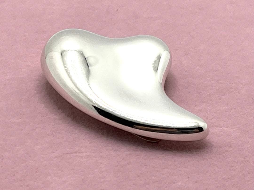 h160 美品　希少　ティファニー　フルハート　マネークリップ　シルバー　925