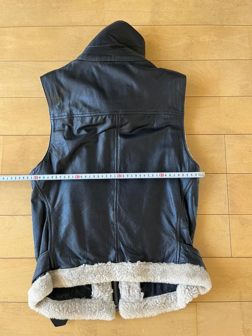 【美品】DIESELレザーベスト／再値下げしました！