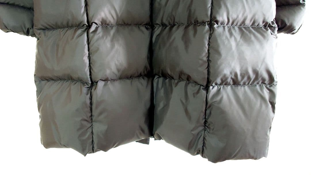 46 [23区L /オンワード樫山] フードファーラクーンダウンコート 軽量