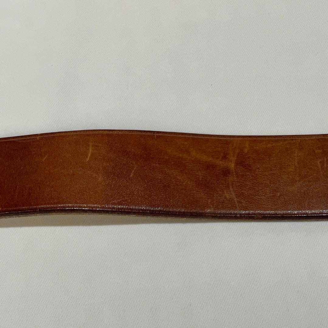 フェリージ Felisi ブラスバックル×レザーベルト イタリア製 試着のみ