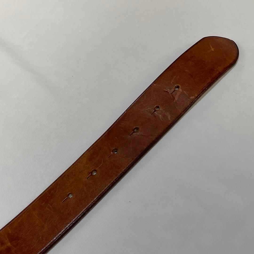 フェリージ Felisi ブラスバックル×レザーベルト イタリア製 試着のみ