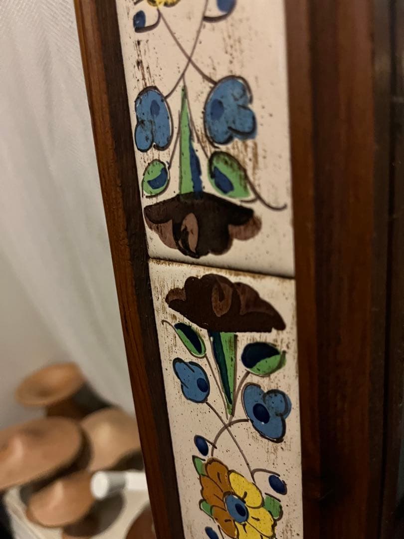 ACTUS バレンシア ウォールミラー スペイン製 タイル 無垢 大