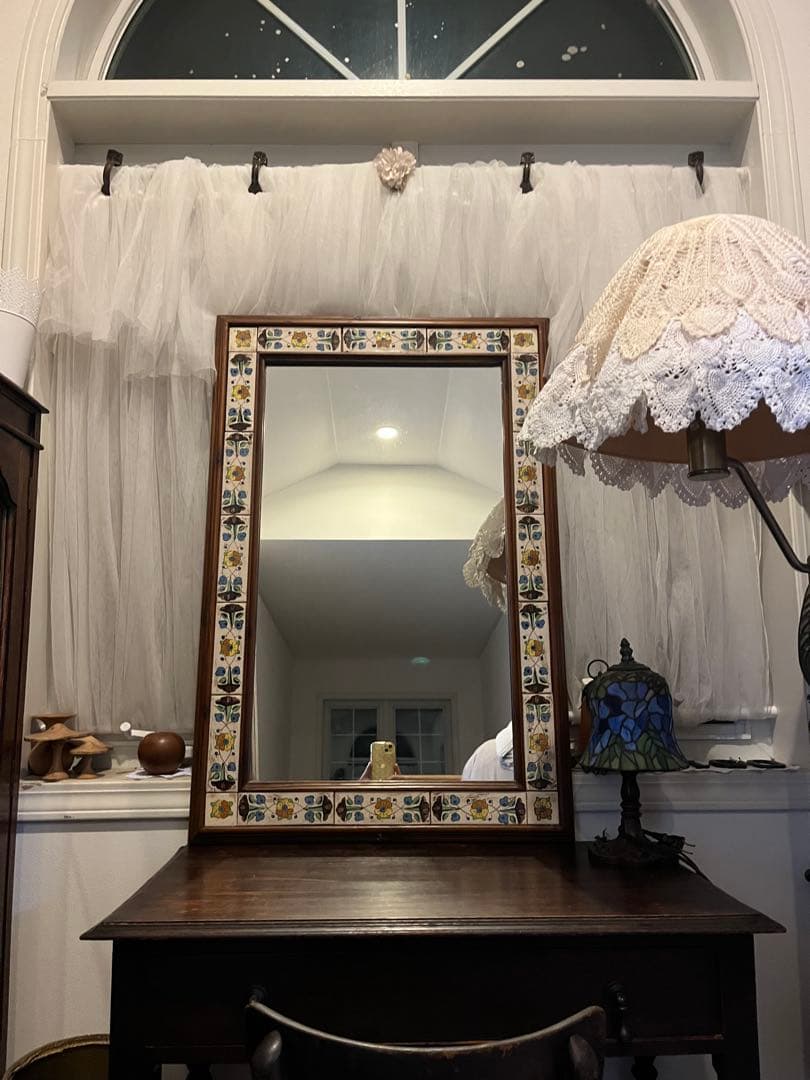 ACTUS バレンシア ウォールミラー スペイン製 タイル 無垢 大