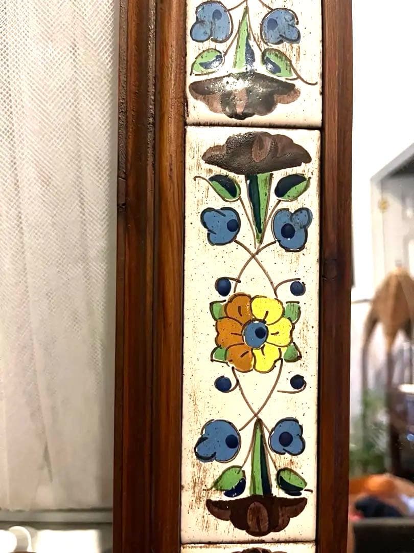 ACTUS バレンシア ウォールミラー スペイン製 タイル 無垢 大