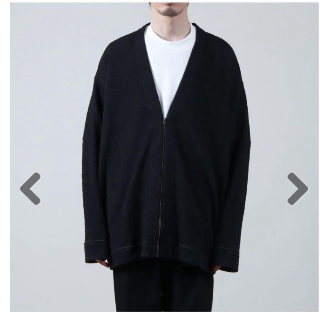 Graphpaper グラフペーパー ダブルフェイスジャージーカーディガン