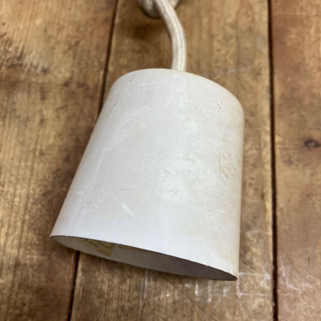 D-2 ⑨ 昭和レトロ フリル型 ガラスシェード ペンダントライト シーリング