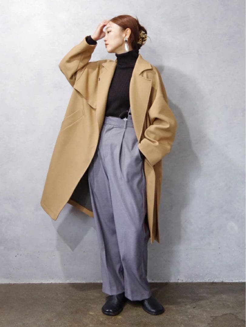 美品✨PASSIONE パシオーネ ライナー付き ロングコート ベージュ