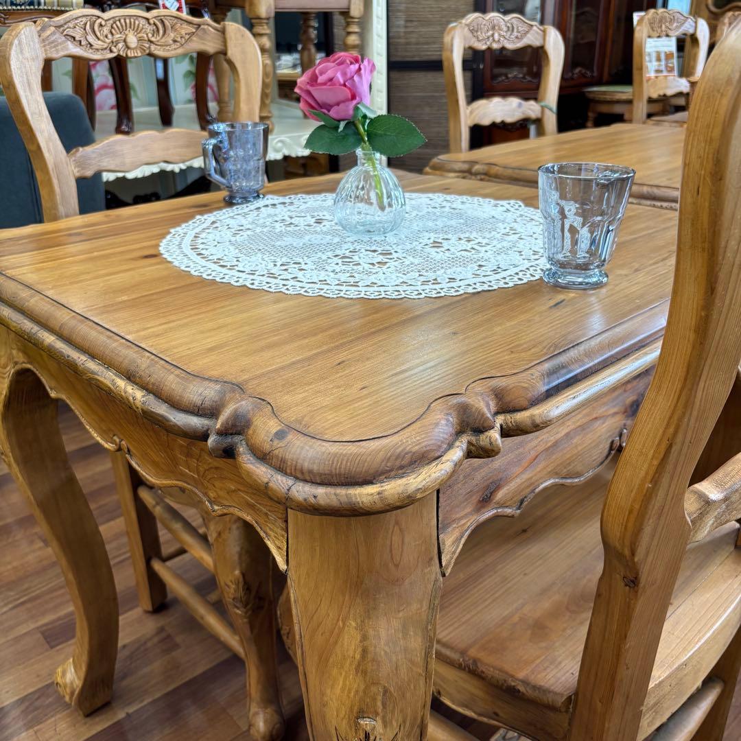 3点セット 正方形 モンサンミッシェル　ダイニングテーブル