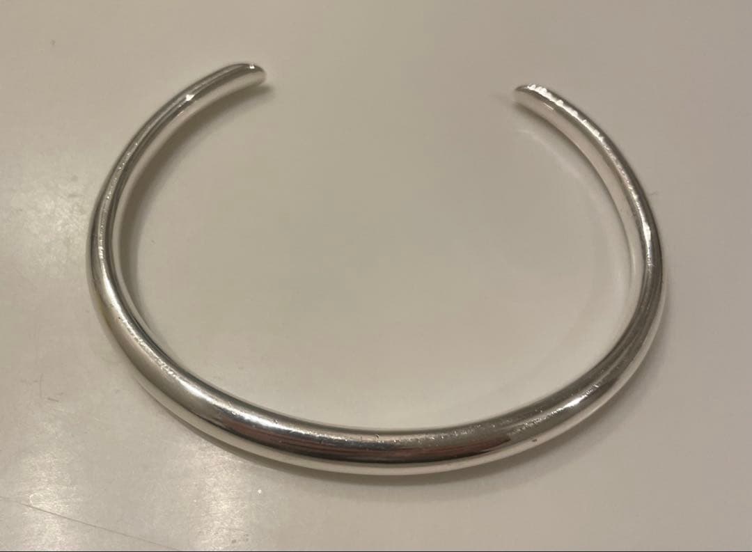 アクセサリー MB OX JEWELRY Silver Curve Bangle