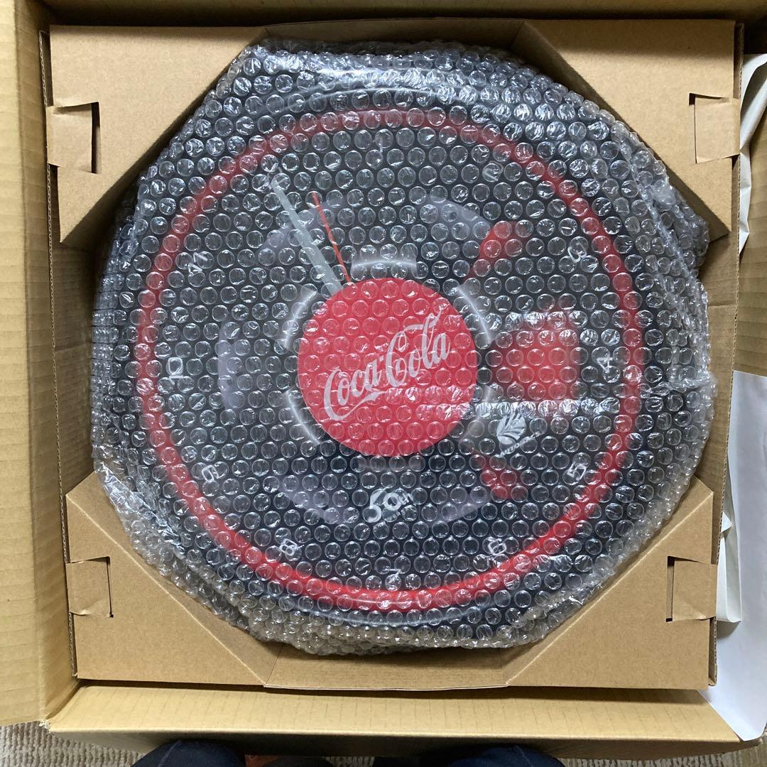 コカコーラ×オートバックスコラボ掛け時計(LEDネオンクロック)