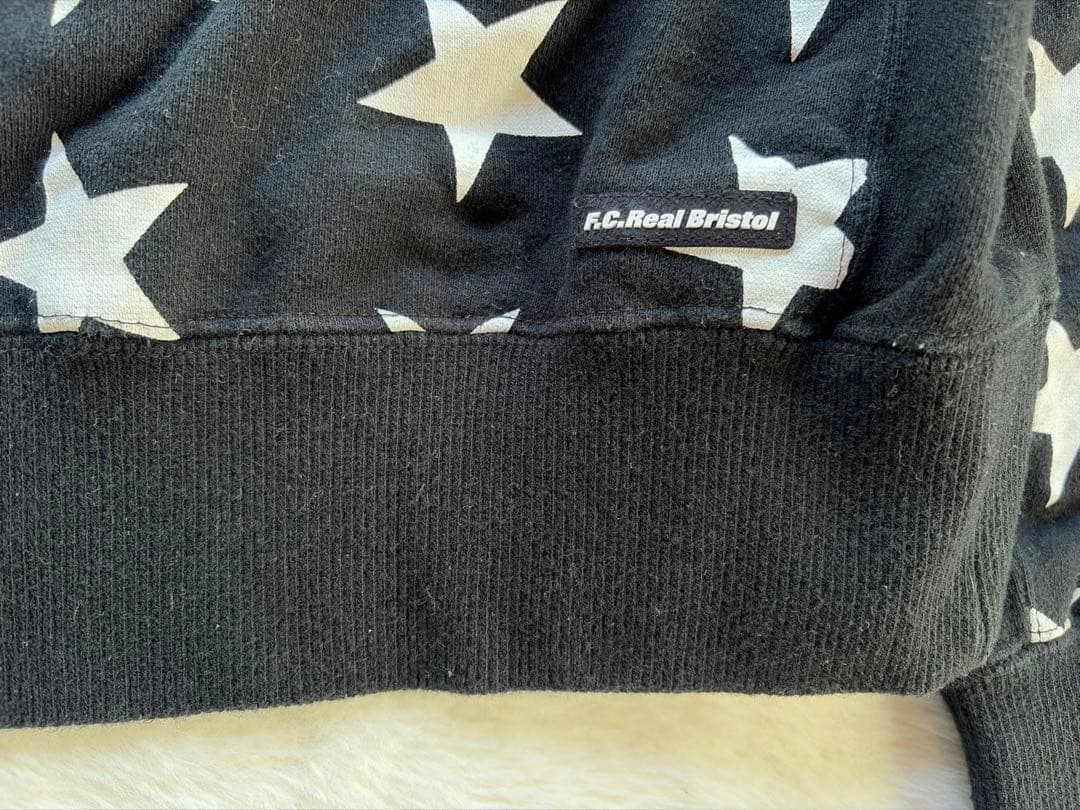 Bristol 星柄　総柄　フルジップ　パーカー　ロゴ