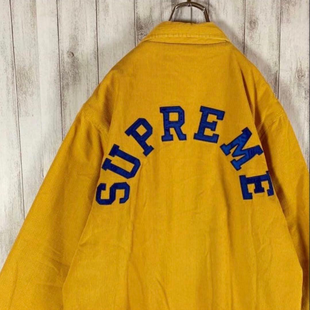 【即完売モデル】Supreme コーデュロイ 超希少カラー ブルゾン 入手困難