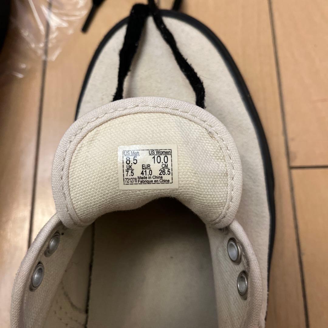 靴 VANS AUTHENTIC SUEDE MARSHMALLOW 26.5cm