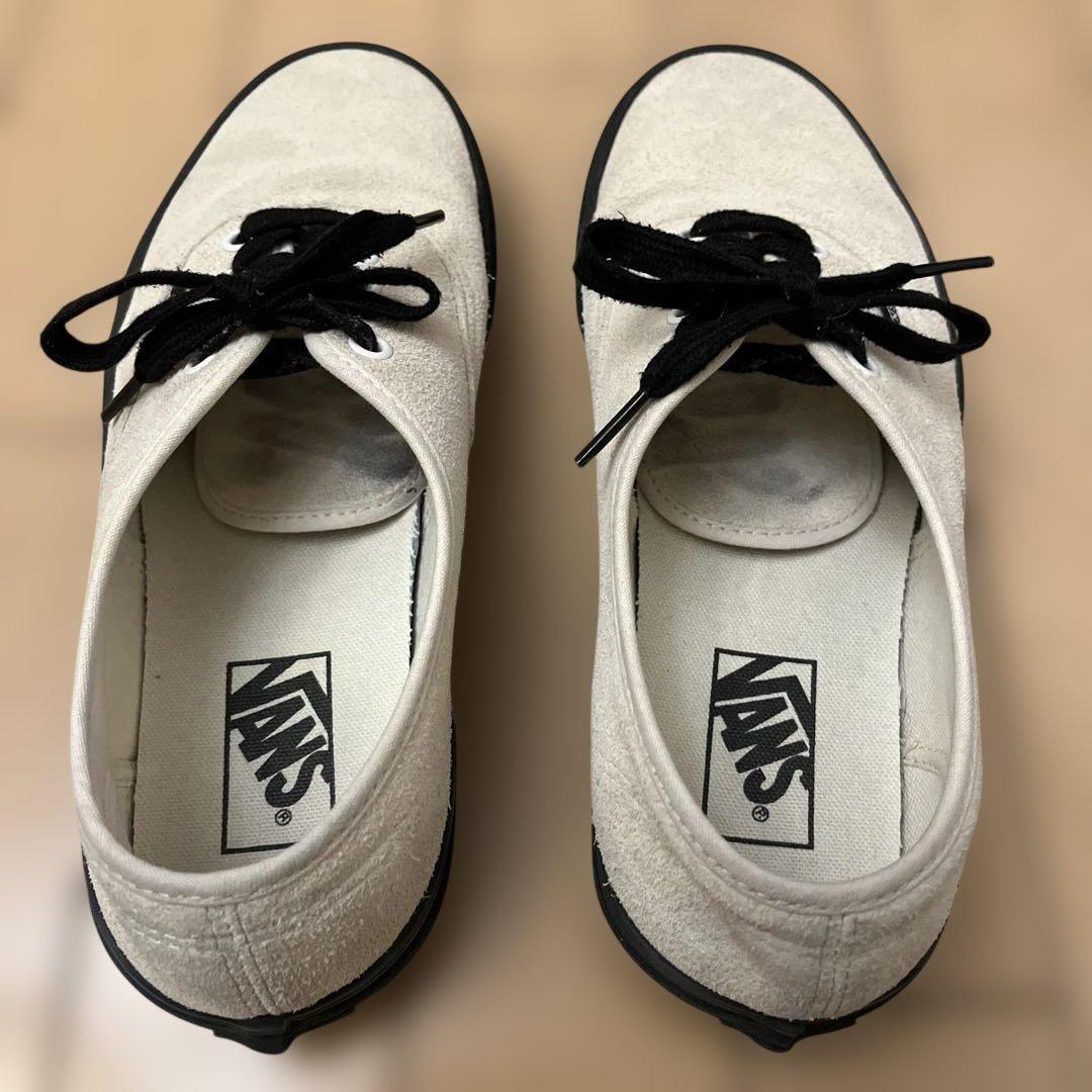 靴 VANS AUTHENTIC SUEDE MARSHMALLOW 26.5cm