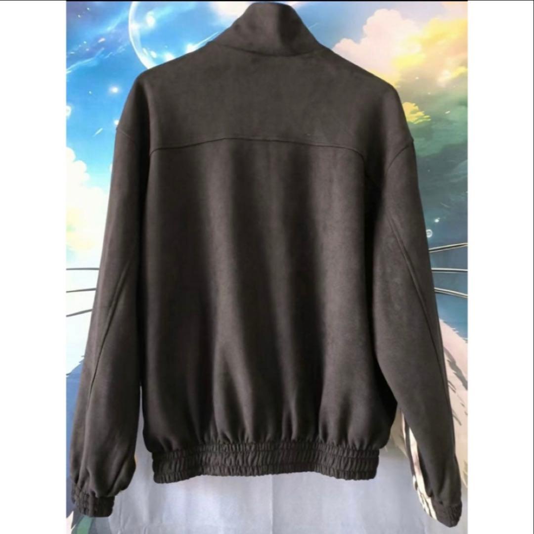 M 黒　adidas originals スエード トラックジャケット