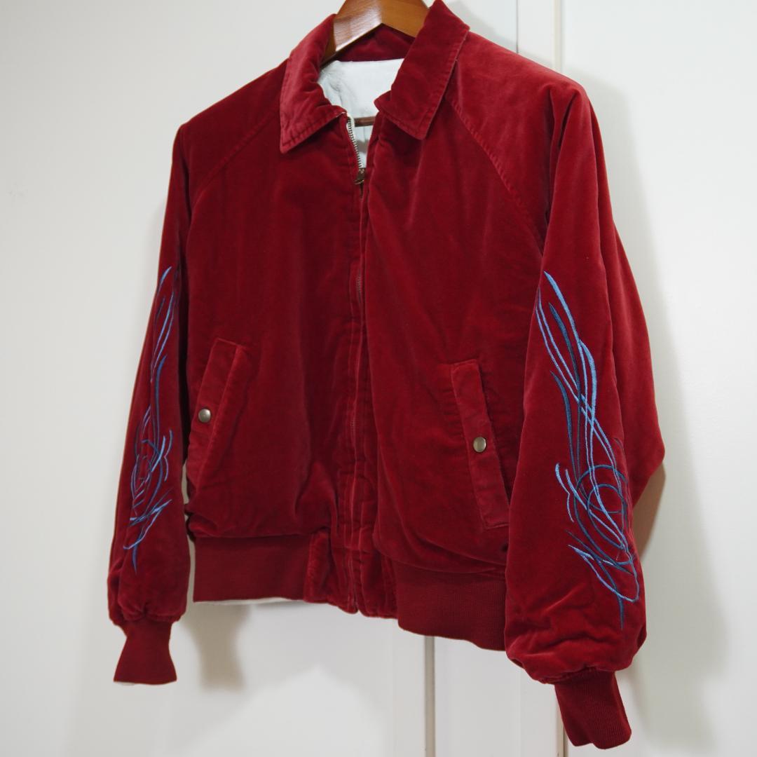 ■Harley-Davidson■ハーレダビッドソン　ベロアジャケット　ブルゾン