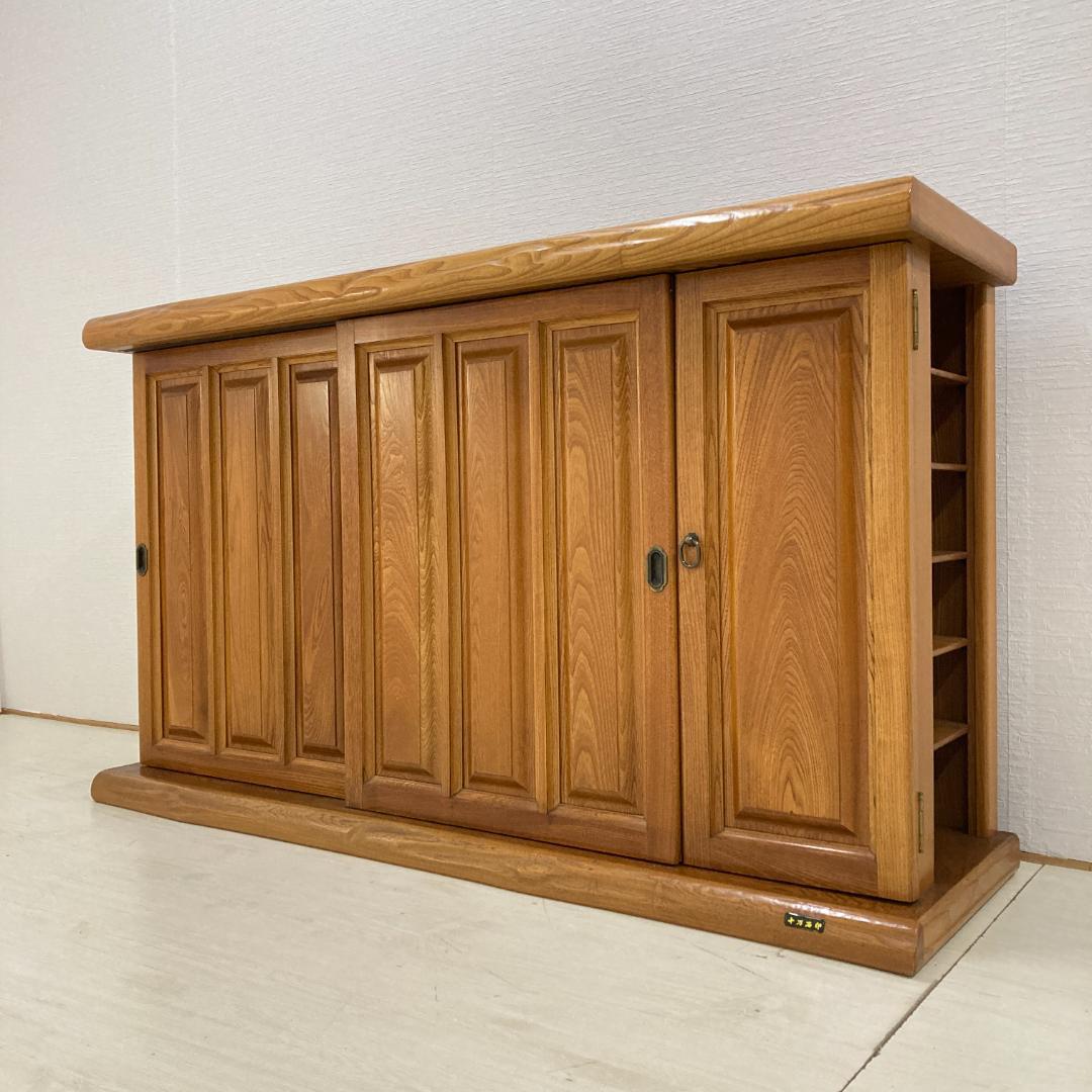 臼井家具工芸　十万石印　シューズボックス　下駄箱　150ｃｍ　和風