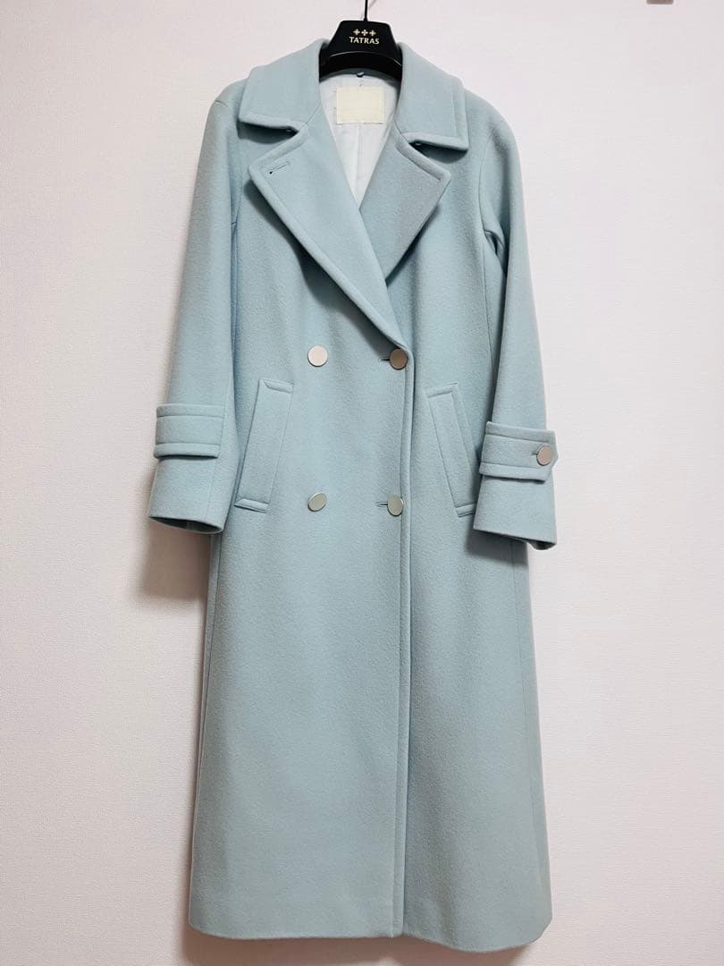 最終値下げ☆グレースコンチネンタル☆ミントグリーン☆ロングコートサイズ36日本製