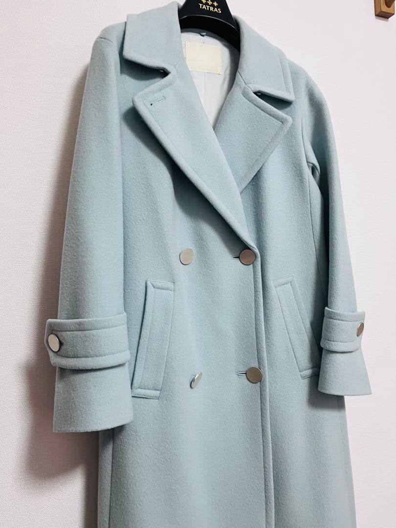 最終値下げ☆グレースコンチネンタル☆ミントグリーン☆ロングコートサイズ36日本製