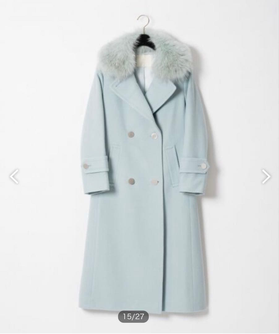 最終値下げ☆グレースコンチネンタル☆ミントグリーン☆ロングコートサイズ36日本製