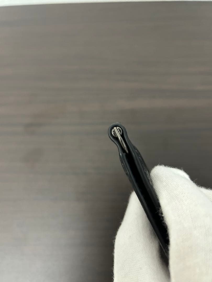 COACH ブラックレザー マネークリップ