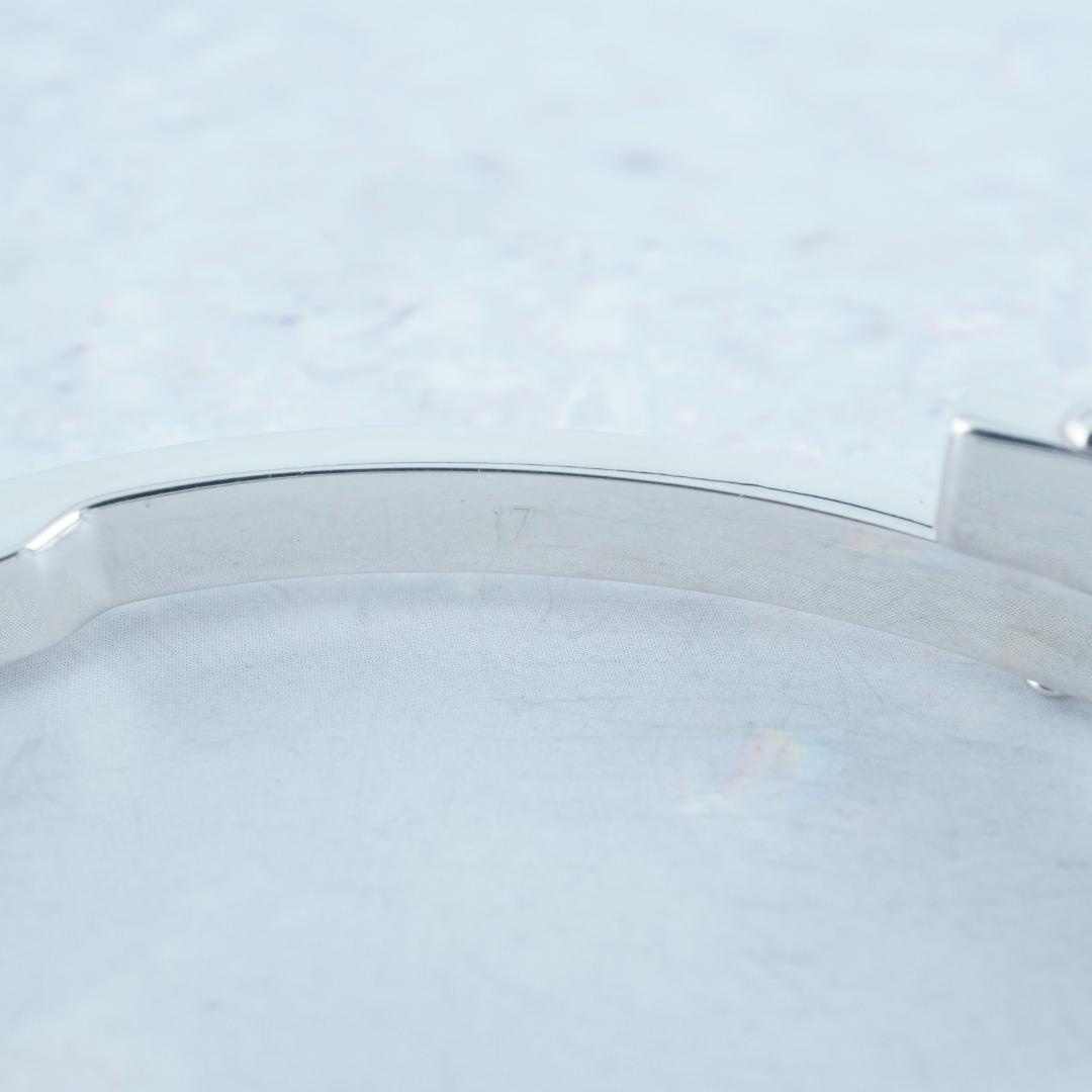 新品仕上 グッチ プレート ブレスレット バングル 925