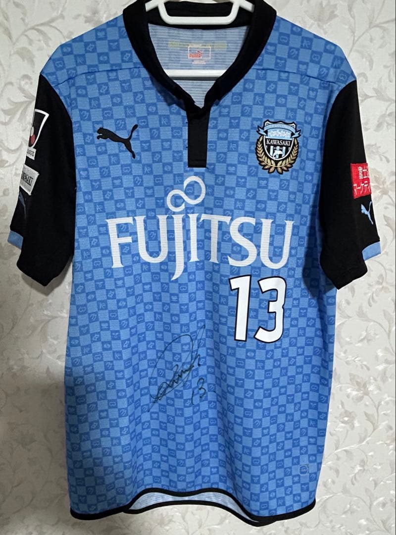 希少　川崎フロンターレ　大久保嘉人　　　　　　　　サイン入りユニフォーム