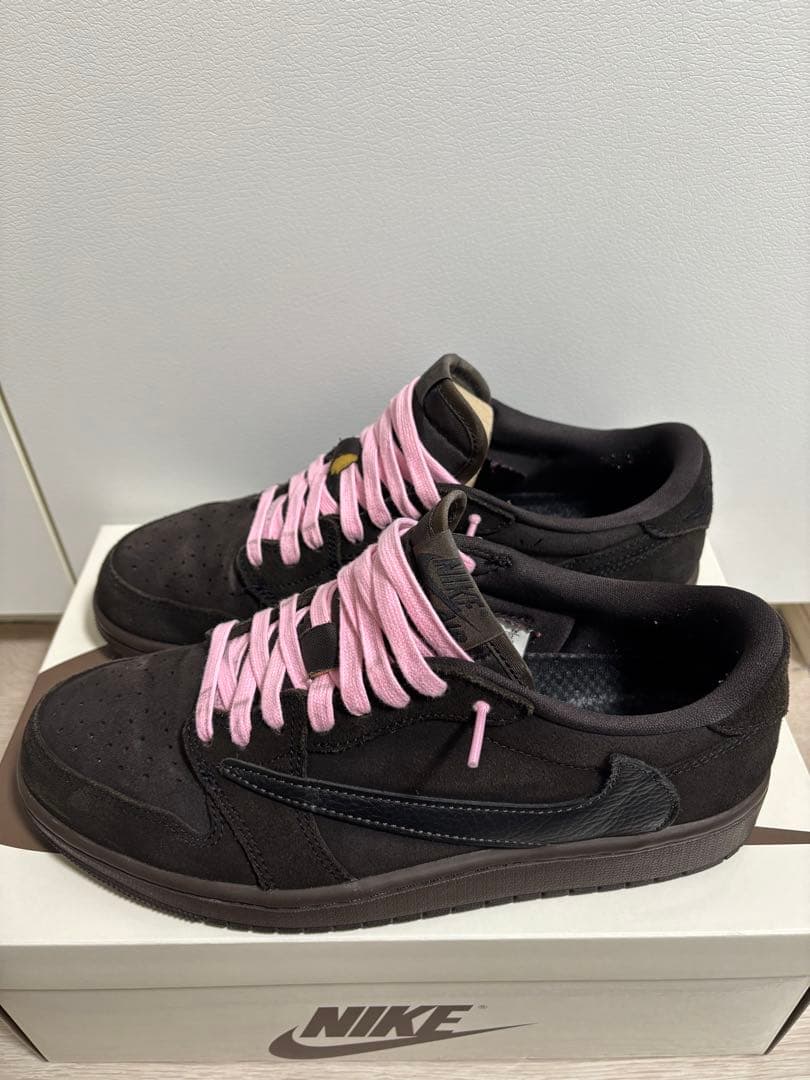 靴 AIR JORDAN 1 TRAVIS velvet brown 26cm