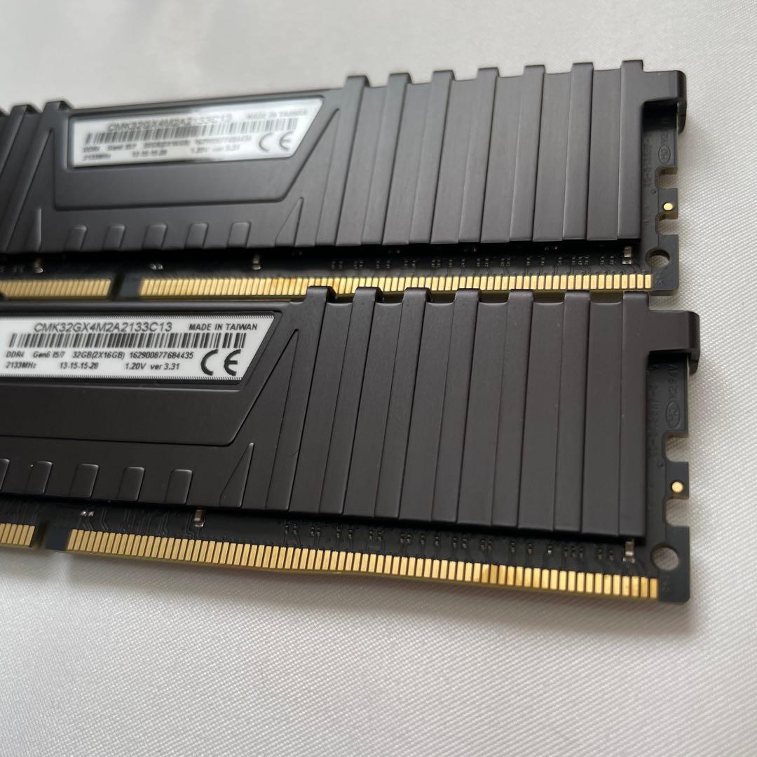①Corsair DDR4 2133 PC4-17000 合計32GB