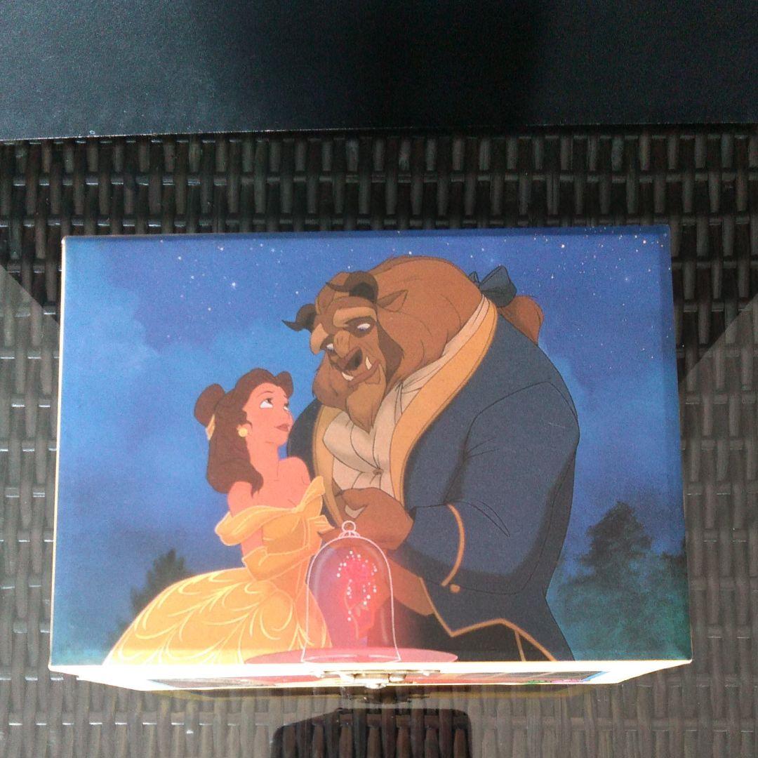 レトロ　ハワイ購入　美女と野獣オルゴール