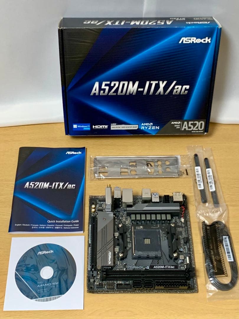 ASRock A520M-ITX/ac マザーボード