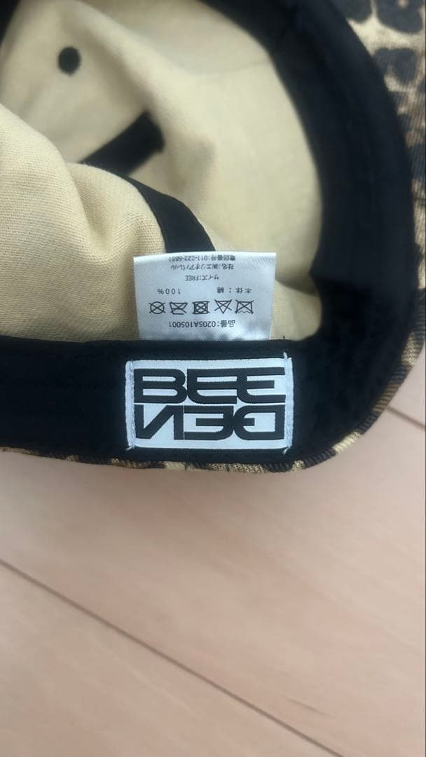 beeden キャップ　ヒョウ柄　ビーデン